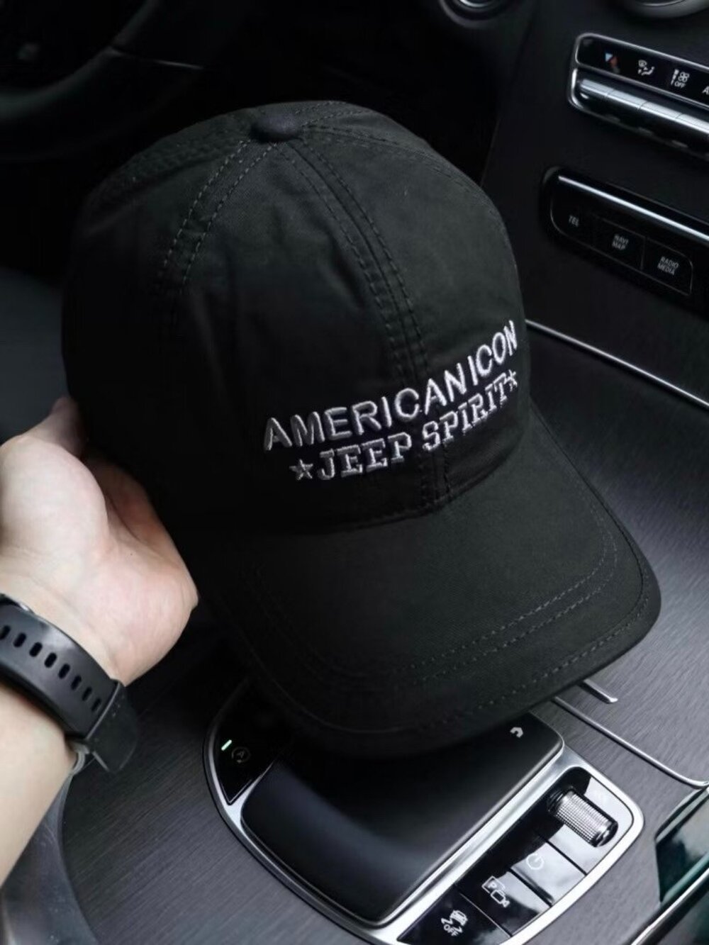 NWT American Icon Jeep Spirit Black Baseball Cap